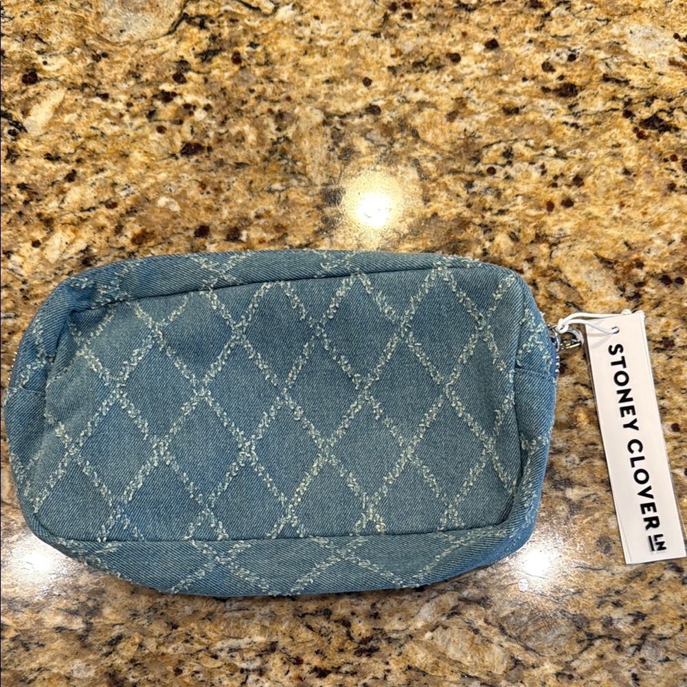 NWT SCL small denim pouch